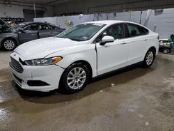 Salvage cars for sale at Candia, NH auction: 2016 Ford Fusion S