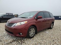 Salvage cars for sale at Taylor, TX auction: 2017 Toyota Sienna XLE