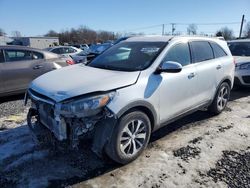 Salvage cars for sale at Hillsborough, NJ auction: 2016 KIA Sorento EX