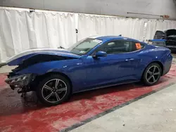 Salvage cars for sale at Angola, NY auction: 2024 Ford Mustang