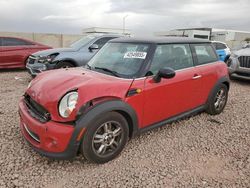 Salvage cars for sale from Copart Phoenix, AZ: 2013 Mini Cooper