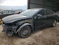 Salvage cars for sale at Houston, TX auction: 2016 Ford Fusion Titanium