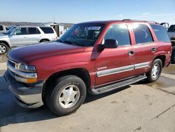 Chevrolet salvage cars for sale: 2002 Chevrolet Tahoe C1500