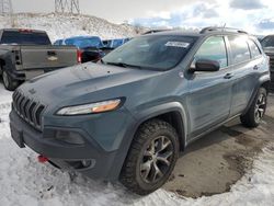 Jeep Cherokee salvage cars for sale: 2014 Jeep Cherokee Trailhawk