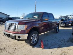 Salvage cars for sale from Copart Pekin, IL: 2010 Ford F150 Supercrew