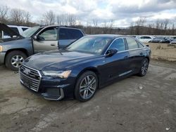 Salvage cars for sale at Marlboro, NY auction: 2022 Audi A6 Prestige