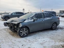 Salvage cars for sale at Chicago Heights, IL auction: 2021 Nissan Versa SV