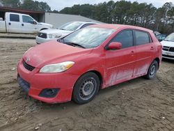 Salvage cars for sale from Copart Seaford, DE: 2009 Toyota Corolla Matrix