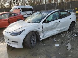 Salvage cars for sale at Waldorf, MD auction: 2023 Tesla Model 3