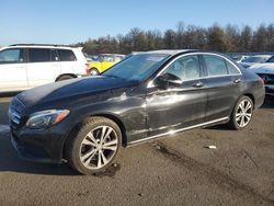 Salvage cars for sale at Brookhaven, NY auction: 2015 Mercedes-Benz C 300 4matic