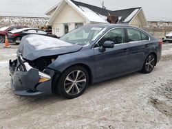 Salvage cars for sale from Copart Northfield, OH: 2017 Subaru Legacy 2.5I Limited