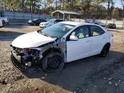 Salvage cars for sale from Copart Austell, GA: 2018 Toyota Corolla L