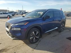 Salvage cars for sale at Grand Prairie, TX auction: 2021 Nissan Rogue SL