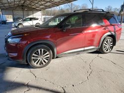 Salvage cars for sale at Cartersville, GA auction: 2022 Nissan Pathfinder Platinum