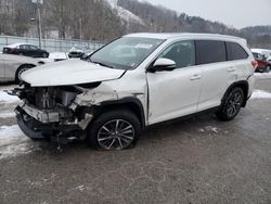 Toyota salvage cars for sale: 2019 Toyota Highlander SE