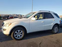 Salvage cars for sale from Copart North Las Vegas, NV: 2006 Mercedes-Benz ML 350