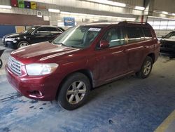 Salvage cars for sale from Copart Fort Wayne, IN: 2010 Toyota Highlander SE