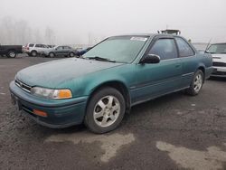 Honda Accord ex salvage cars for sale: 1992 Honda Accord EX