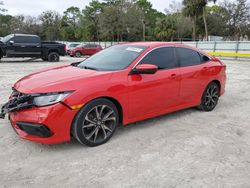 Salvage cars for sale at Fort Pierce, FL auction: 2020 Honda Civic Sport