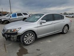 Salvage cars for sale from Copart Grand Prairie, TX: 2014 Honda Accord EXL