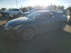 Salvage cars for sale at Denver, CO auction: 2011 Infiniti G37 Base