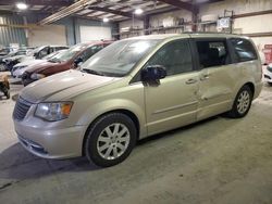 Salvage cars for sale at Eldridge, IA auction: 2016 Chrysler Town & Country Touring