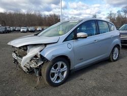 Salvage cars for sale at East Granby, CT auction: 2016 Ford C-MAX Premium SEL