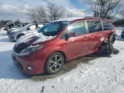 Toyota Sienna se Vehiculos salvage en venta: 2017 Toyota Sienna SE