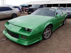 Chevrolet salvage cars for sale: 1991 Chevrolet Camaro RS