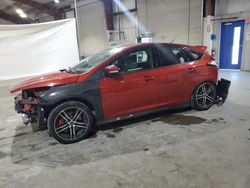 Salvage cars for sale at North Billerica, MA auction: 2018 Ford Focus ST