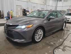 Salvage cars for sale at Wayland, MI auction: 2020 Toyota Camry XLE