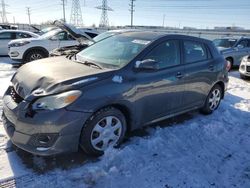 Toyota Corolla salvage cars for sale: 2009 Toyota Corolla Matrix