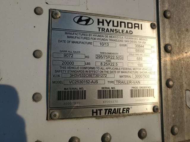 2014 Hyundai Vantrailer