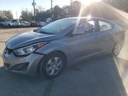 Salvage cars for sale at Savannah, GA auction: 2016 Hyundai Elantra SE