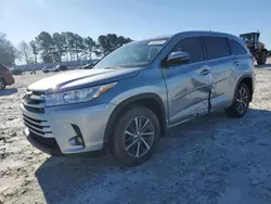 Salvage cars for sale at Loganville, GA auction: 2018 Toyota Highlander SE