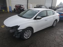 Salvage cars for sale at Woodburn, OR auction: 2016 Nissan Sentra S