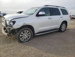 Salvage cars for sale from Copart Amarillo, TX: 2010 Toyota Sequoia Platinum