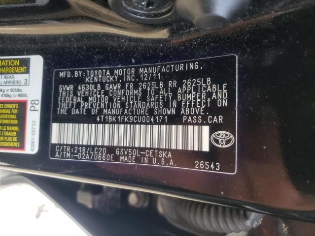 2012 Toyota Camry SE