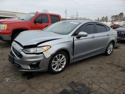 Salvage cars for sale at New Britain, CT auction: 2020 Ford Fusion SE