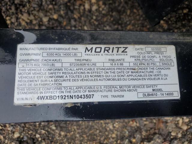 2022 Other 2022 Moritz International INC 14' Dump