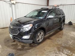 Chevrolet salvage cars for sale: 2016 Chevrolet Equinox LTZ