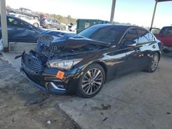 Salvage Cars with No Bids Yet For Sale at auction: 2018 Infiniti Q50 Luxe