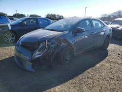 Salvage cars for sale at East Granby, CT auction: 2015 Toyota Corolla L