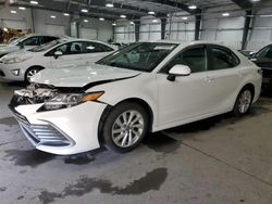 Salvage cars for sale at Ham Lake, MN auction: 2021 Toyota Camry LE