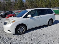 Salvage cars for sale from Copart Gainesville, GA: 2011 Toyota Sienna XLE