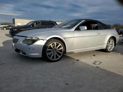 Salvage cars for sale at Wilmer, TX auction: 2005 BMW 645 CI Automatic