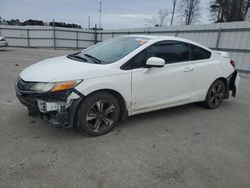 Salvage cars for sale at Dunn, NC auction: 2015 Honda Civic EX