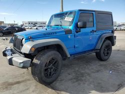 Jeep salvage cars for sale: 2016 Jeep Wrangler Sport