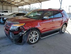 Salvage cars for sale at Cartersville, GA auction: 2014 Ford Explorer Limited