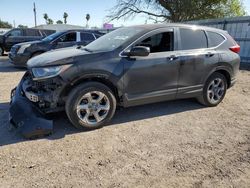 Salvage cars for sale at Mercedes, TX auction: 2017 Honda CR-V EX